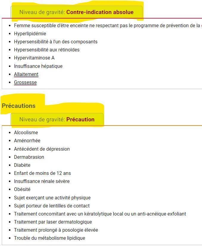 Les Risques De Lisotrétinoïne Pour Le Traitement De La Dermatite